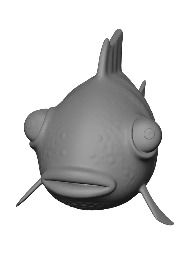 3D model for Realistic Flopper Fortnite