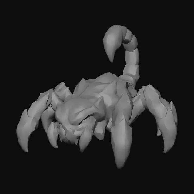 3D model for Stone Scorpion Warrior