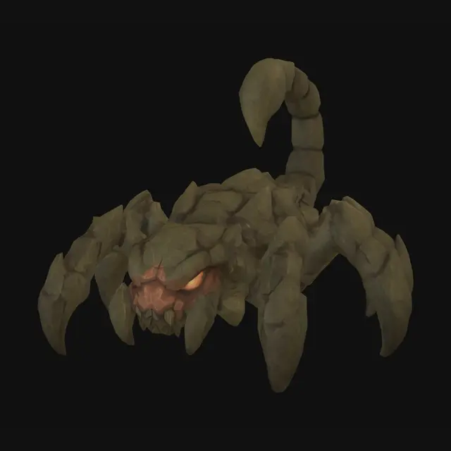 3D model for Stone Scorpion Warrior
