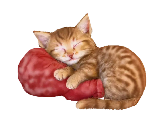 Cozy Cat Dreaming - Dream 3D model, vytvořený pomocí AI