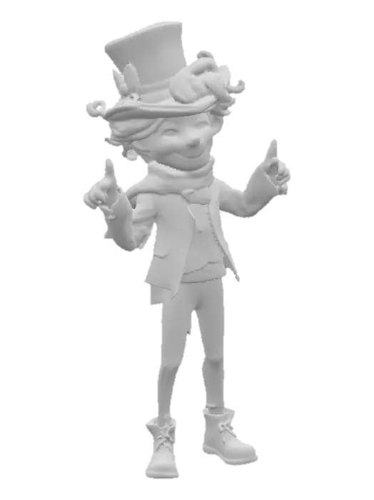 3D model for Whimsical Hatter, #PBR#