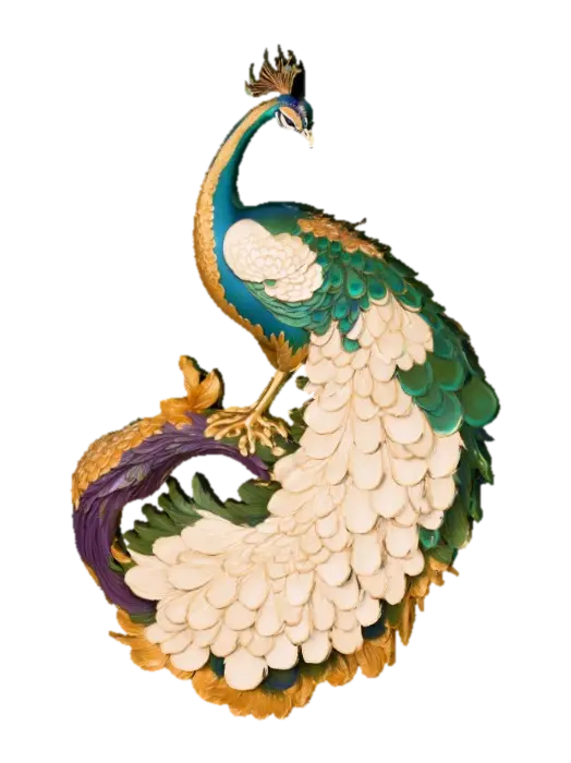 1000054412.jpg - Peacock 3D model, vytvořený pomocí AI