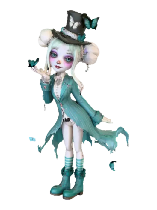 Circus Whimsy - Show 3D model, vytvořený pomocí AI