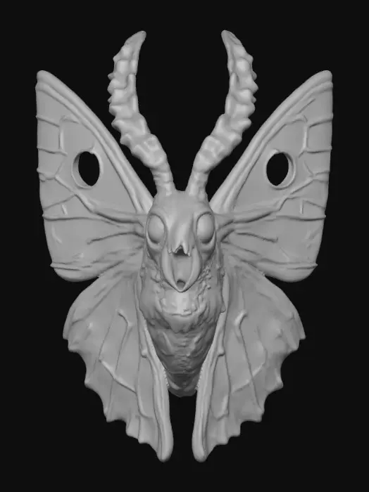3D model for Creepy , Death's-head hawkmoth
Bright bold colors of orange and purple a fantasy creation come to life in 3d , #Halloween2025#