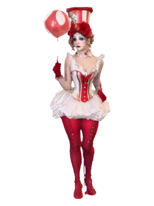 Circus Elegance, #Halloween2025# - Show 3D model, vytvořený pomocí AI
