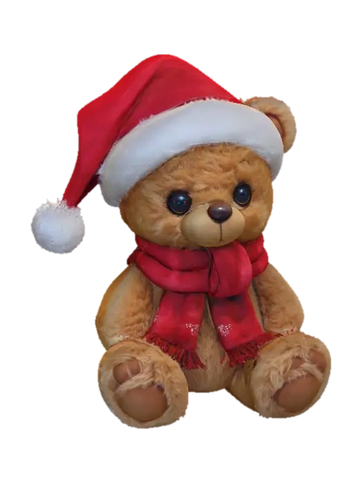 3D model for Festive Teddy Bear, #Christmas2025#
