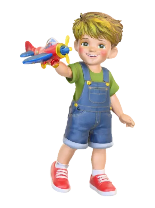 Aviator Dreams 3D model, vytvořený pomocí AI