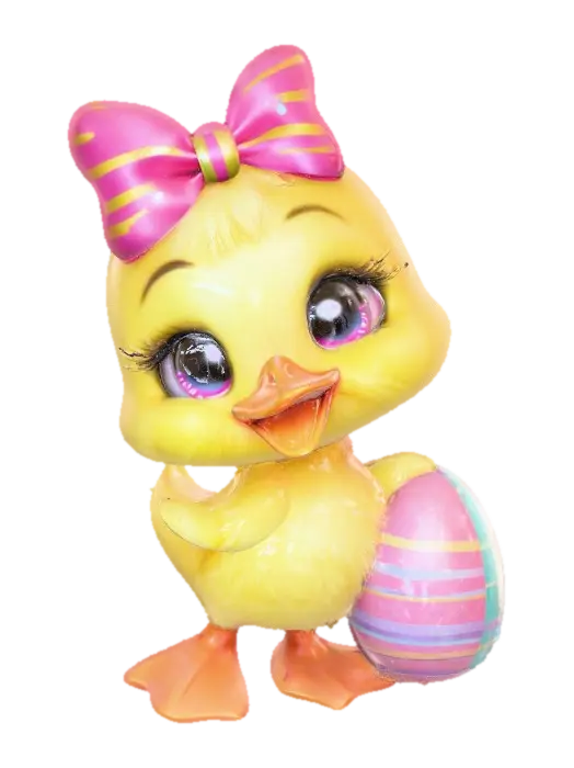 Easter Chick Joy 3D model, vytvořený pomocí AI