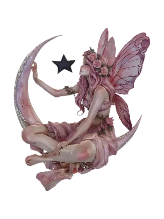 Moonlit Blossom Fairy, #EasterEgg2026# - Moonlight 3D model, vytvořený pomocí AI