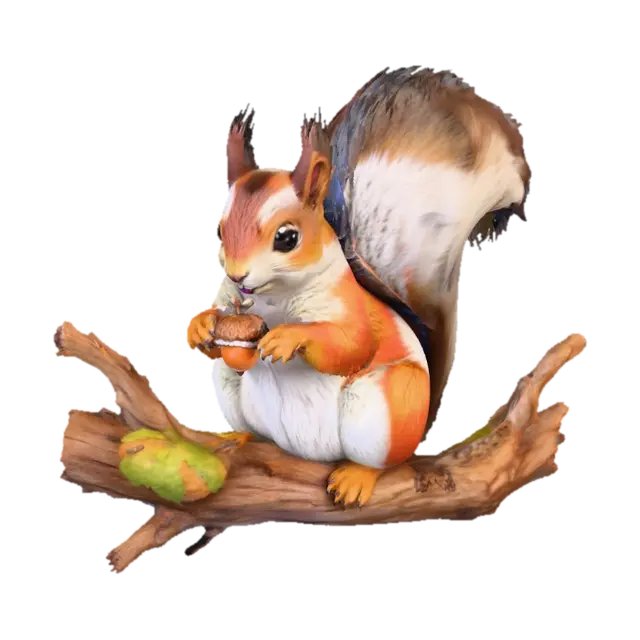 1000056227.jpg - Squirrel 3D model, vytvořený pomocí AI