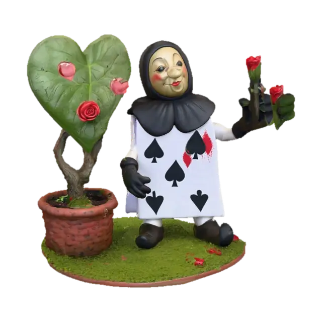 Garden Card Painter - Alice 3D model, vytvořený pomocí AI
