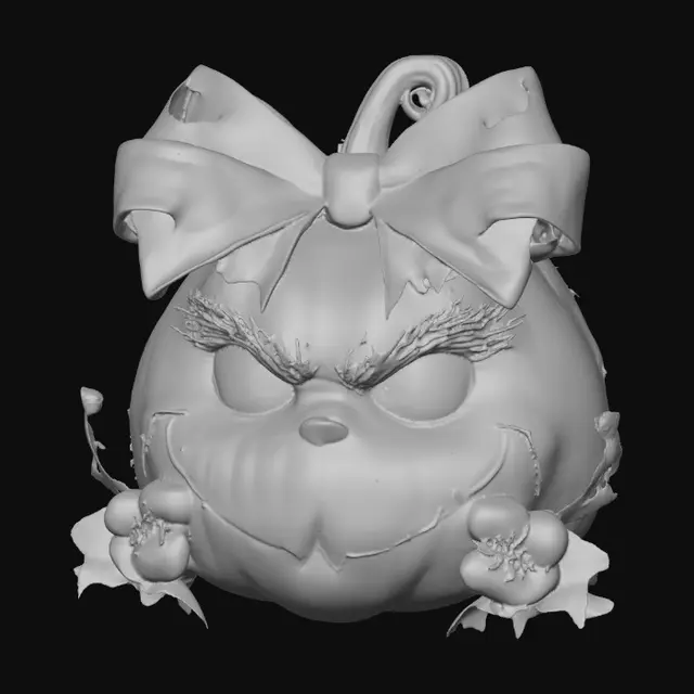 3D model for Grinchy Pumpkin Delight, #Halloween2025#