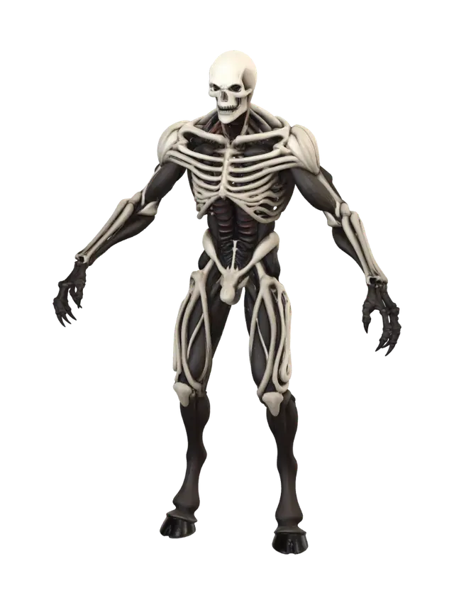 Emberbone Warlord 3D model, vytvořený pomocí AI
