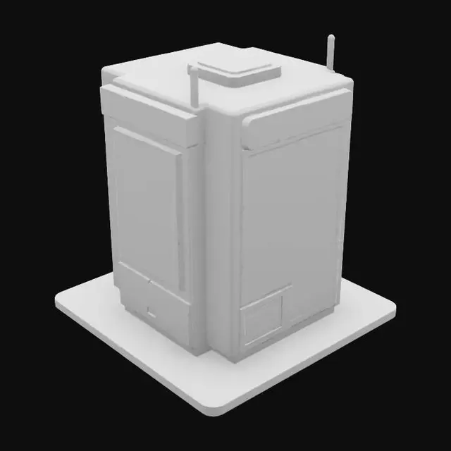 3D model for Neon Snack Station Cyberpunk trading machine