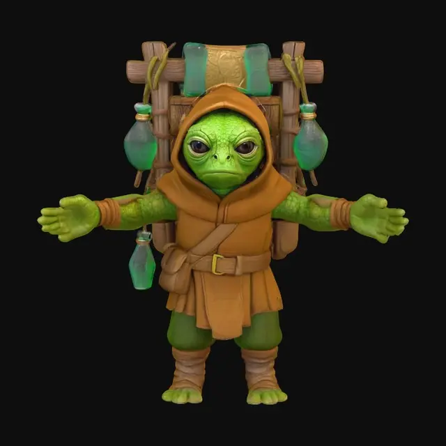 3D model for Desert Wanderer 2