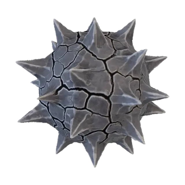 3D model for Spiked Stone Sphere