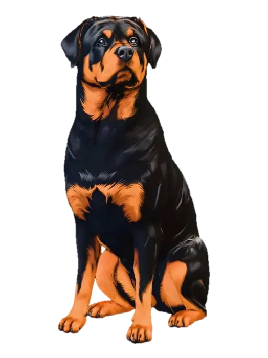 Majestic Rottweiler - Pets 3D model, vytvořený pomocí AI
