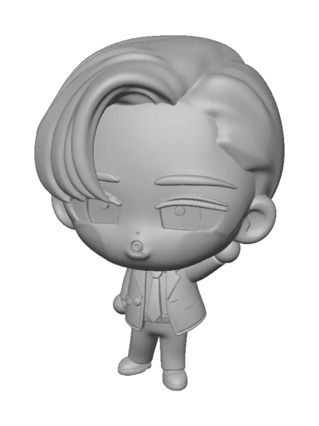 3D model for Chibi Businessman