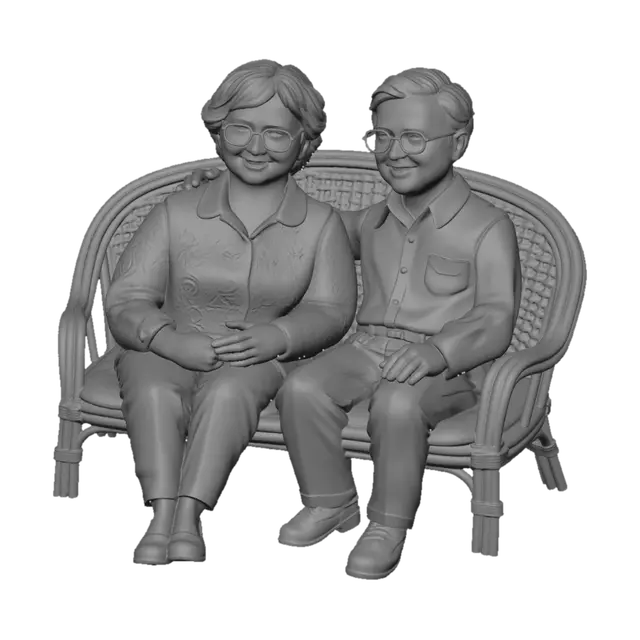 3D model for Growing Old Together in a Garden