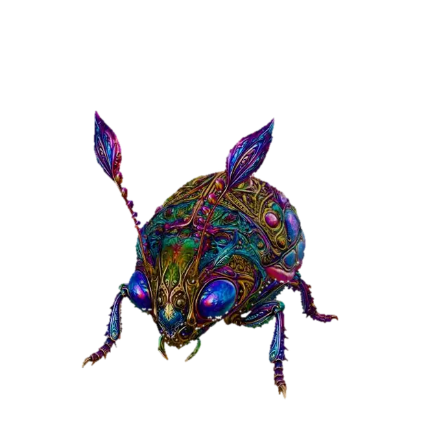 3D model for Kaleidoscopic Scarab