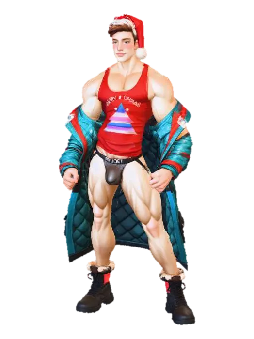 Holiday Muscle Fest - Competition 3D model, vytvořený pomocí AI