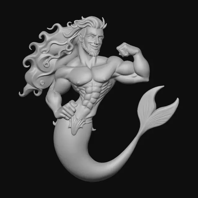 3D model for Pride Merman Power, #Halloween2025#