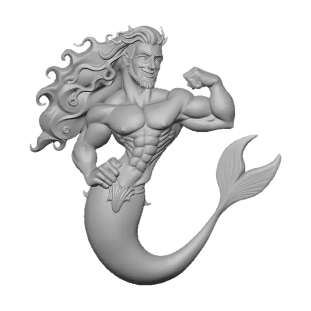 3D model for Pride Merman Power, #Halloween2025#