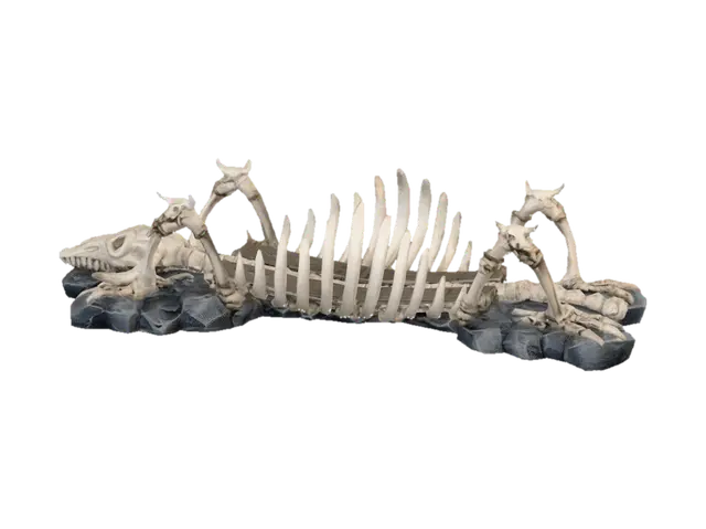 Dragonbone Bridge - Aging 3D model, vytvořený pomocí AI
