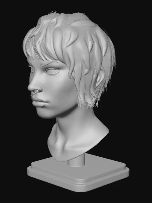 3D model for Neon Pixie Portrait