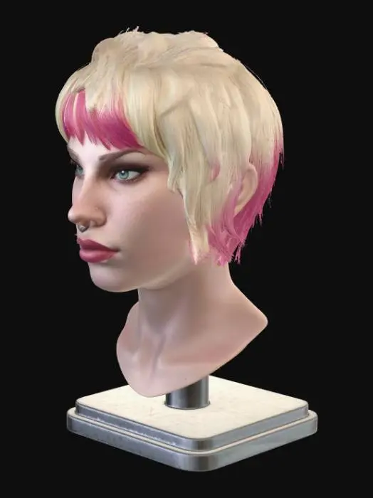 3D model for Neon Pixie Portrait