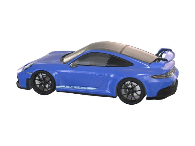 porche gt3 - Sportscar 3D model, vytvořený pomocí AI
