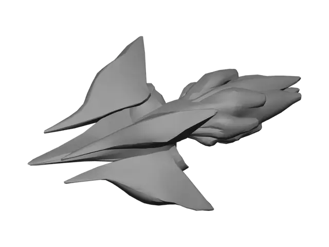3D model for Starblade Interceptor