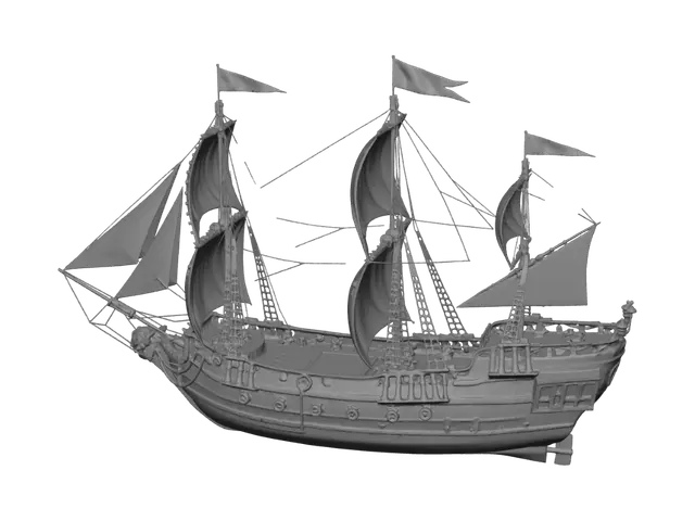 3D model for The Lionhead Galleon