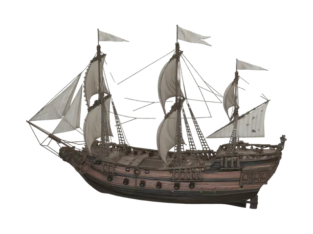 3D model for The Lionhead Galleon