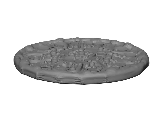 3D model for Rainbow Supreme Pizza