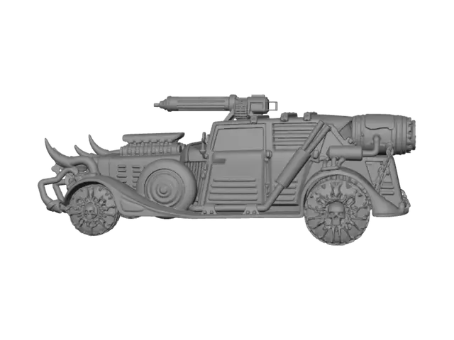 3D model for Wasteland War Rig
