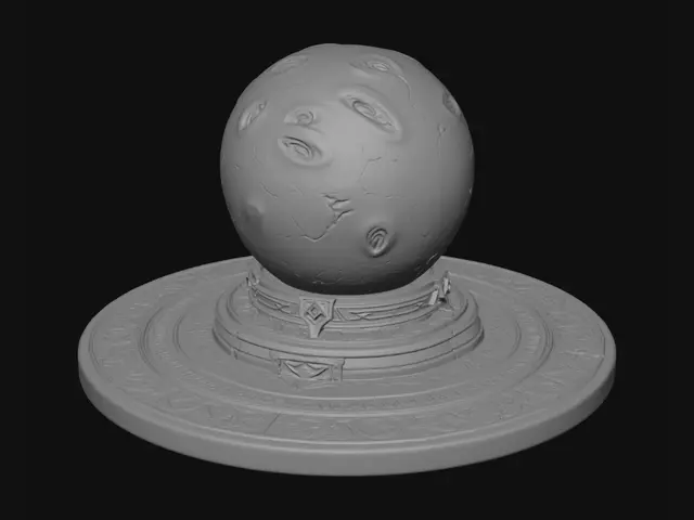 3D model for Celestial Crystal Sphere