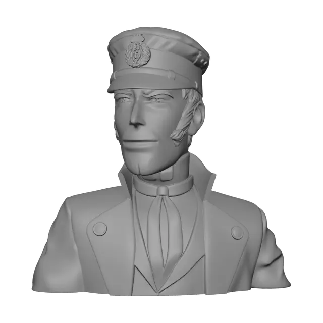3D model for Captain Figurine