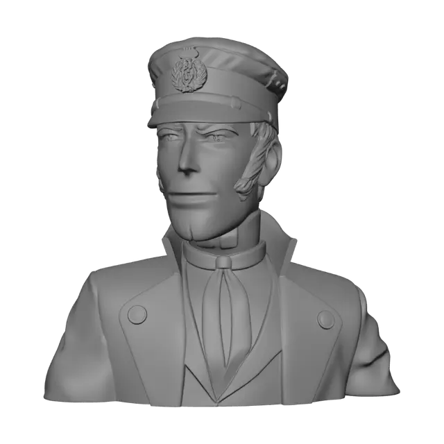 3D model for Captain Figurine