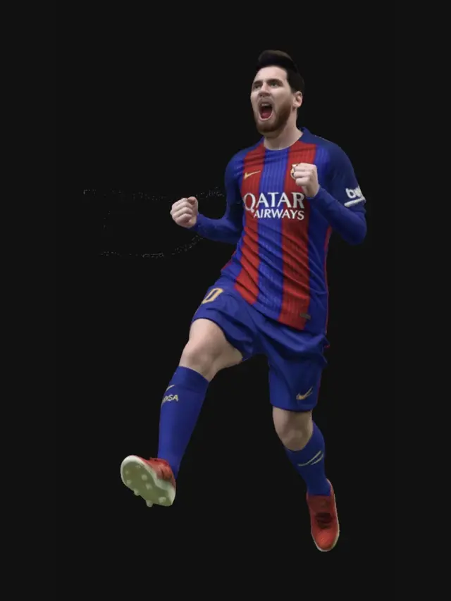 3D model for Barcelona Goal Celebration