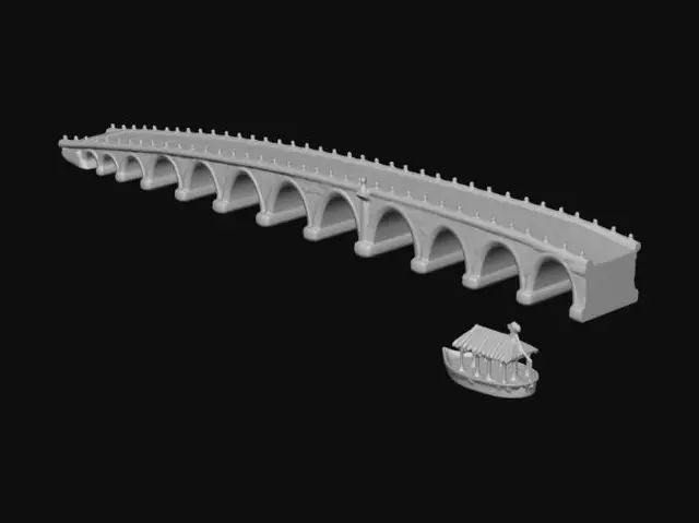 3D model for Golden Arch Bridge