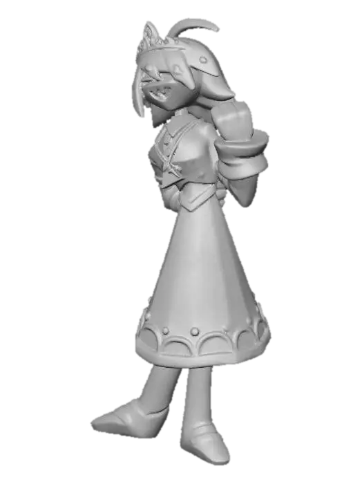 3D model for create a 3 D form of alice and keep the image reference
