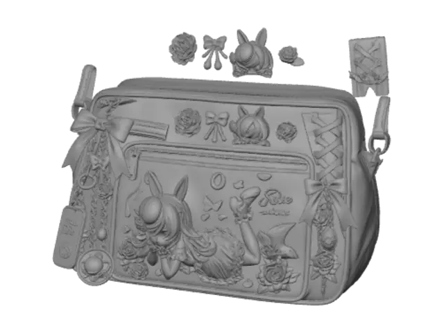 3D model for Rice Shower Bag Design