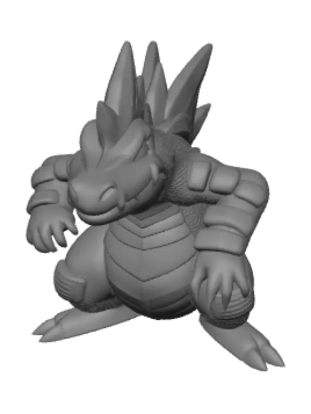 3D model for Azure Emberdrake