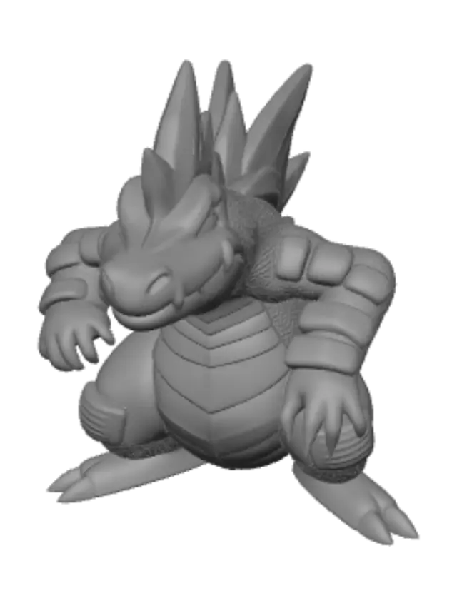 3D model for Azure Emberdrake