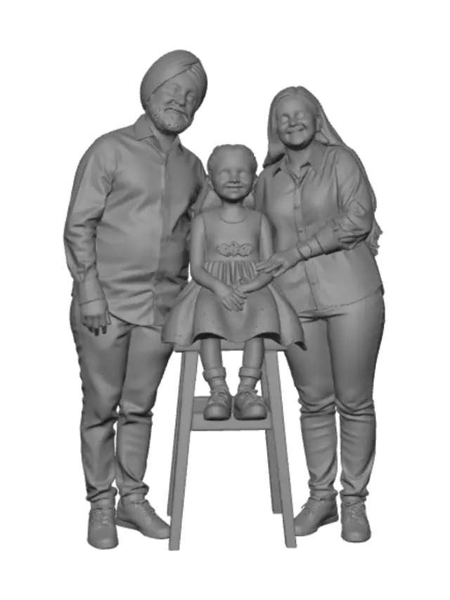 3D model for Family Portrait