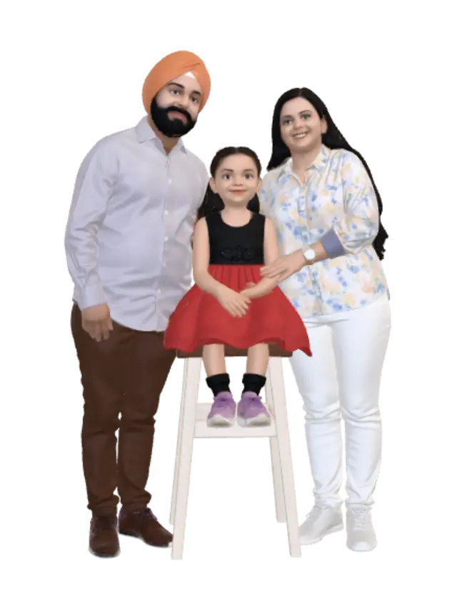 3D model for Family Portrait