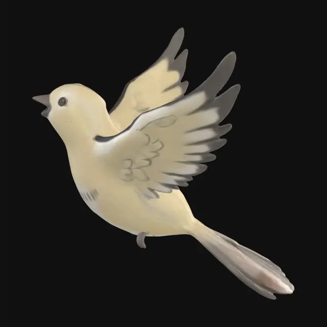 3D model for Singing Yellow Bird