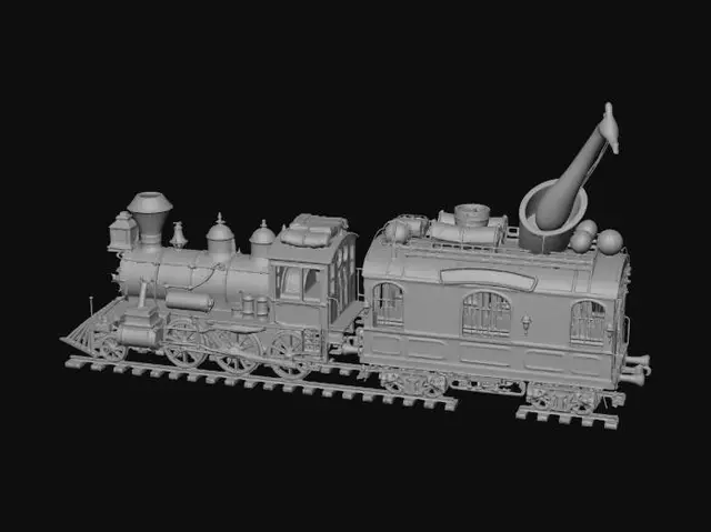3D model for Circus Giraffe Steam Train