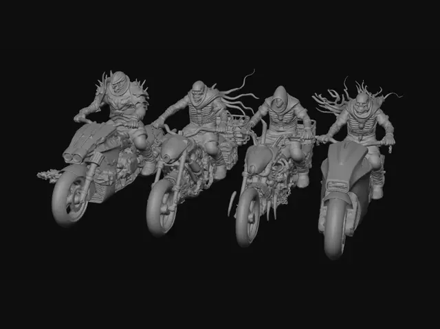 3D model for Riders of the Apocalypse